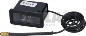 BLACK TELETHERMOMETER 56x25 mm 0-120