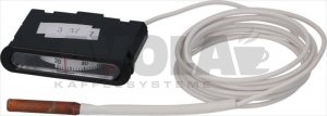 THELETERMOMETER SCHWARZ 63x11 mm 0-120°C