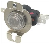 YELLOW/BROWN CONTACT THERMOSTAT