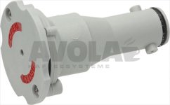 OVERFLOW PIPE ø 26x104 mm