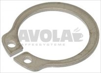 STAINLESS STEEL CIRCLIPA-17 UNI 7435