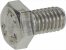 hexagonal head screw m6x10