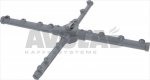 COMPLETE WASH/RINSE ARM ASSEMBLY