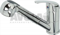 SINGLE-HOLE MIXER WITH SHORT LEVER
