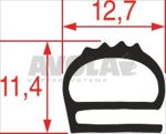OVEN DOOR GASKET 570x290 mm