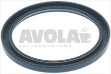 ELASTIC SEALING RING 130x160x12 mm