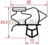 SNAP-IN GASKET 1515x630 mm