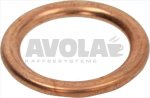 COPPER GASKET 14x20x2 mm STUFFING GLAND