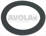REINFORCED RUBBER GASKET 59x45x2.5 mm