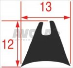 OVEN GLASS GASKET 3100 mm