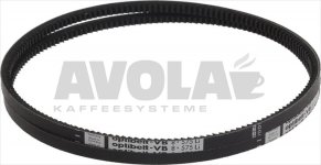V-BELT 8x580 mm T23