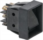 BLACK BIPOLAR SWITCH 16A 250V