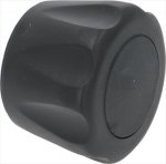 BLACK KNOB FOR CARRIAGE