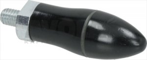 BLACK OVAL KNOB