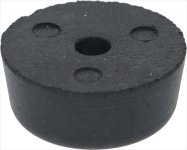 BLACK RUBBER FOOT