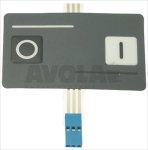 DIGITAL RECTANGULAR PUSH-BUTT.PANEL O-I