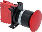 RED MUSHROOM PUSH-BUTTON 4A 400V