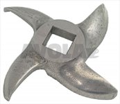 STAINLESS STEEL KNIFE F/MEAT MINCER 32