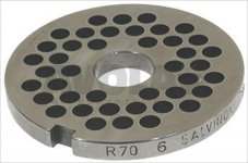 INOX PLATE MOD.R70/12/6 UNGER