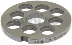 INOX PLATE MOD.B98/32/20 UNGER
