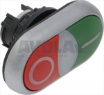 PUSH-BUTTON PANEL O-I GREEN-RED