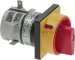 BLACK THREE-POLE SWITCH 15A 400V