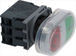 PUSH-BUTTON PANEL O-I GREEN-RED 12A 600V
