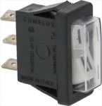 WHITE ONE-POLE SWITCH 16A 250V