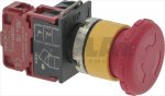 RED PUSH-BUTTON WITH BLOCK 10A 600V