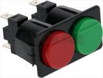 PUSH-BUTT.PANEL 2 BUT.GREEN-RED 16A 250V