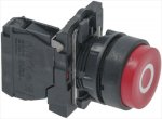RED STOP PUSH-BUTTON 15A 250V