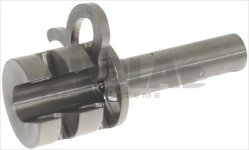 SPIRAL RELEASING SHAFT WITH LEVER 153 mm
