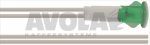 SIGNALLEUCHTE GRÜN V220 ø 10mm mit Kabel 200mm