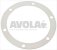 teflon boiler gasket o 180x140x3 mm