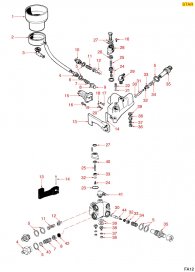 FAEMA WASSEREINLAUFHAHN STAR Explosionszeichnung