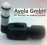 ANSCHLUSS FÜR MILCHAUFSCHÄUMER 90°