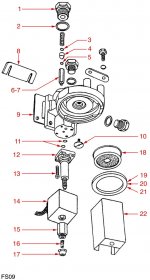 FUTURMAT GRUPPE KAFFEEAUSGABE Explosionszeichnung FUTURMAT GRUPPE KAFFEEAUSGABE Explosionszeichnung