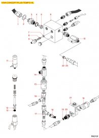 RK2101 	WASSEREINLAUF HAHN VIVA-CONCEPT-XL Explosionszeichnung