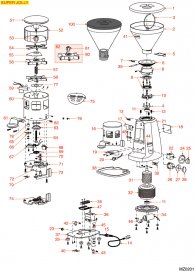 MAZZER SUPER JOLLY Explosionszeichnung MAZZER SUPER JOLLY Explosionszeichnung
