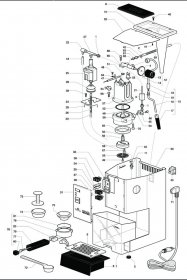 GAGGIA COFFEE Explosionszeichnung