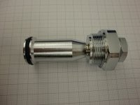 E61 Kollektor verchromt - komplett mit Dichtungen, Düse und Sieb