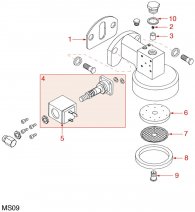 MARCFI-ANCAS - KAFFEEGRUPPE NEUES MODELL M990 Explosionszeichnung MARCFI-ANCAS - KAFFEEGRUPPE NEUES MODELL M990 Explosionszeichnung