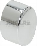 OVAL CHROMED PUSH-BUTTON 17x12.5 mm