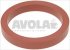 flat gasket silicone o 40x32x5 mm