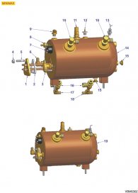 Vibiemme - Boiler Minimax Explosionszeichnung