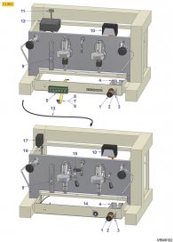 VIBIEMME - ELEKTRISCHE TEILE CUBO Explosionszeichnung