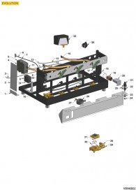VIBIEMME - ELEKTRISCHE TEILE EVOLUTION Explosionszeichnung