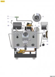 VIBIEMME - ELEKTRISCHE TEILE LOLLO 1 GRUPPE Explosionszeichnung