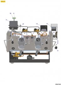 VIBIEMME - ELEKTRISCHE TEILE LOLLO 2 GRUPPEN Explosionszeichnung