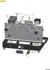 Vibiemme - Elektrische Teile Replica Automatische Version Explosionszeichnung